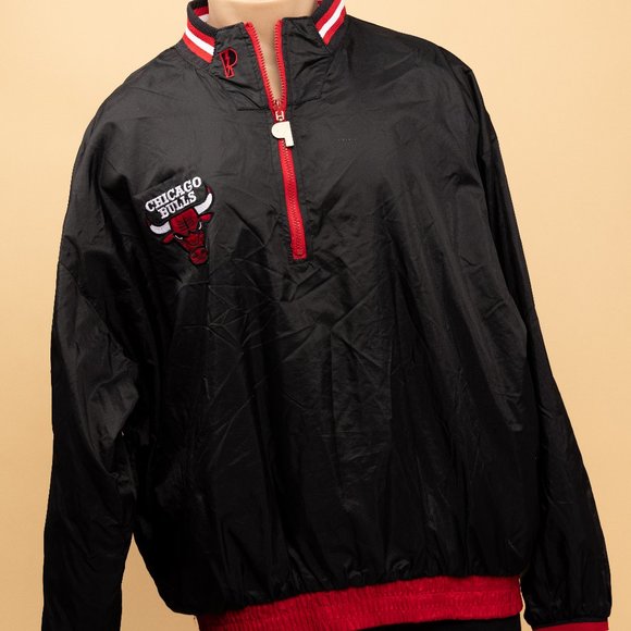 Chicago Bulls Vintage Reversible Players Pull Over - Picture 2 of 6